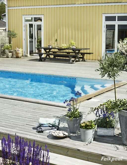 Inspiration poolmiljö