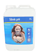 Sänk pH flytande 3 L <15% svavelsyra Pool UN 2796
