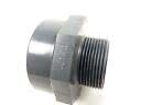 Nippel 1½" gäng utv x 2" inv gäng 