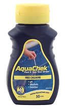 Teststrips std klor pH alk cya Aquachek