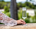 Glas Club champagne okrossbara