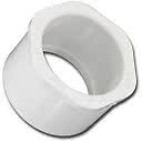 Reducering förminskning pvc 2"x1½" utv x inv
