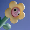 Uppblåsbar Noodle Blomma Poppy 2-pack