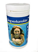 Långverkansklor 1kg tabletter 200g Pool