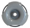 Munstycke VCR mini riktad (accent ring)95mm Grå D1