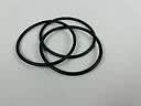 O-ring set om tre till kvartsglas utbyteslampa UV-force