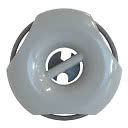 Munstycke Euro roterande (accent ring) 65mm Grå D1