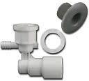 Munstycke eurojet äldre ej reglerbar - vit 50mm D1