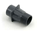 Ingjutningsrör kort pvc 2"invx2"utv