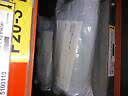 Silvergrå pvc RIB-cover duk trappa 300