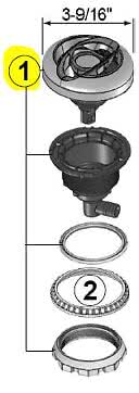 Munstycke PowerPro RX3 J400 serien Jacuzzi 