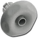 Munstycke mini riktad Neckflex 04--> - Grå, 55mm D1