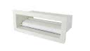 Insats med flottör bräddavlopp unik vit