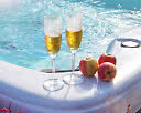 Glas Stripe Champagne 18cl okrossbara