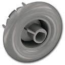 Munstycke mini roterande Neckflex Grå 2pin -->´01, 65mm D1
