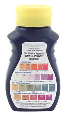 Teststrips std klor pH alk cya Aquachek