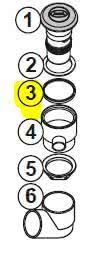 O-ring luftreglage J-400 Jacuzzi 2006+ 