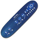 Täckdekal kontrollpanel Sequencer blå D1