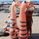 Uppblåsbar Noodle Tino the Tiger  2-pack