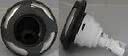 Munstycke roterande 90mm svart Nordic 2008-2013