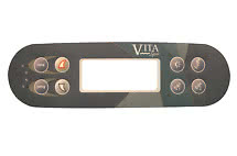 Täckdekal 8 knappar kontrollpanel Mystique VITA