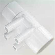 Manifold 2"x3/4"slang, 4 port (invxutv)