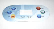 Täckdekal till Kontrollpanel 2-pump VL600S Balboa Nordic