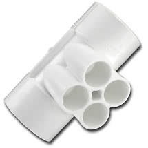 Manifold 2"x3/4" lim, 4 port (invxinv)