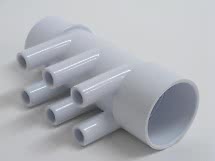 Manifold 2"x3/4"slang, 6port (invxutv)