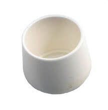 Ändhuv för lejdare vit 40mm