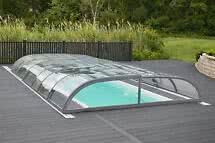 Pooltak Halo förmonterat dörr vänster 3,5x6,5 Starlight
