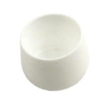 Ändhuv för lejdare vit 50mm