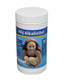 Höj Alkalinitet 1kg pulver Pool