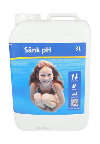 Sänk pH flytande 3 L <15% svavelsyra Pool UN 2796