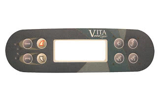Täckdekal 8 knappar kontrollpanel Mystique VITA