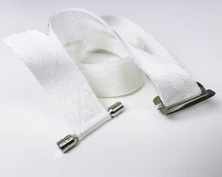 Band till Pushlock reglerbar Vit