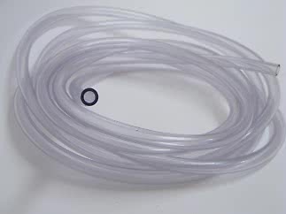 Slang 3/8" transparent avluftningsslang löpmeter