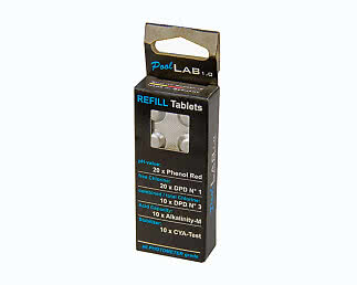 Testtabletter Refillkit DPD1, DPD3, pH, CYA, ALK fotomet.