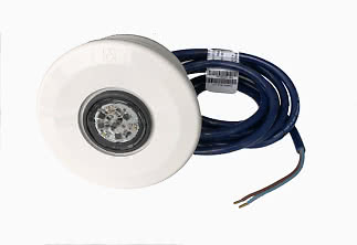 Poolbelysning spotlight vit ABS plast LED RGB 12W 900lm