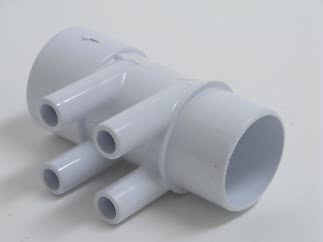 Manifold 2"x3/4"slang, 4port (invxutv)