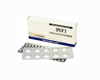 Testtabletter DPD3 Totalt klor fotometriska 50st