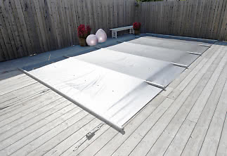 RIB-cover trappflik roman end 300 cm sats silvergrå