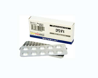 Testtabletter Aktivt syre DPD4 fotometriska 50st