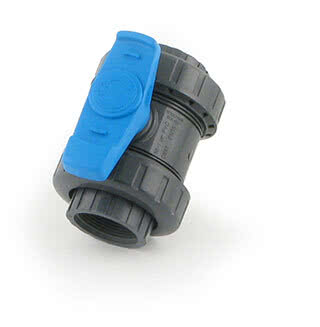 Ventil pvc 1½" invändig gäng