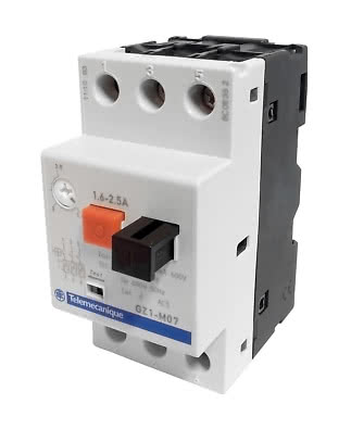 Motorskyddsbrytare 1,6-2,5 A (gv2m07)