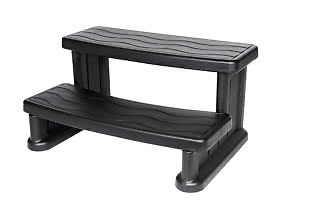 Spatrappa Spa Side Step Black (svart)