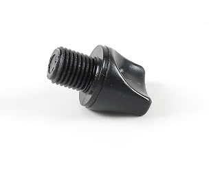 Luftplugg bräddavlopp svart D1