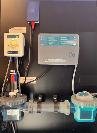 Saltklorinator SoftClean 50 CNT+ med Redox och pH styrning