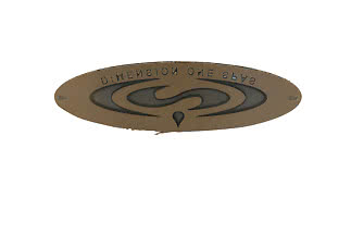 Inner delen till 724191 skylt vattenlinje oval D1 logga