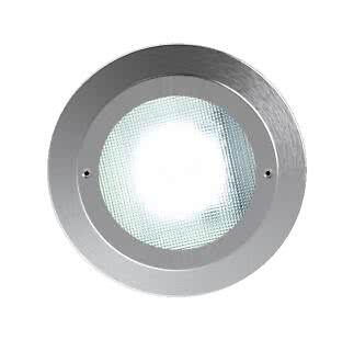 Poolbelysning LED Noria rostfri 20W kallvit träpool